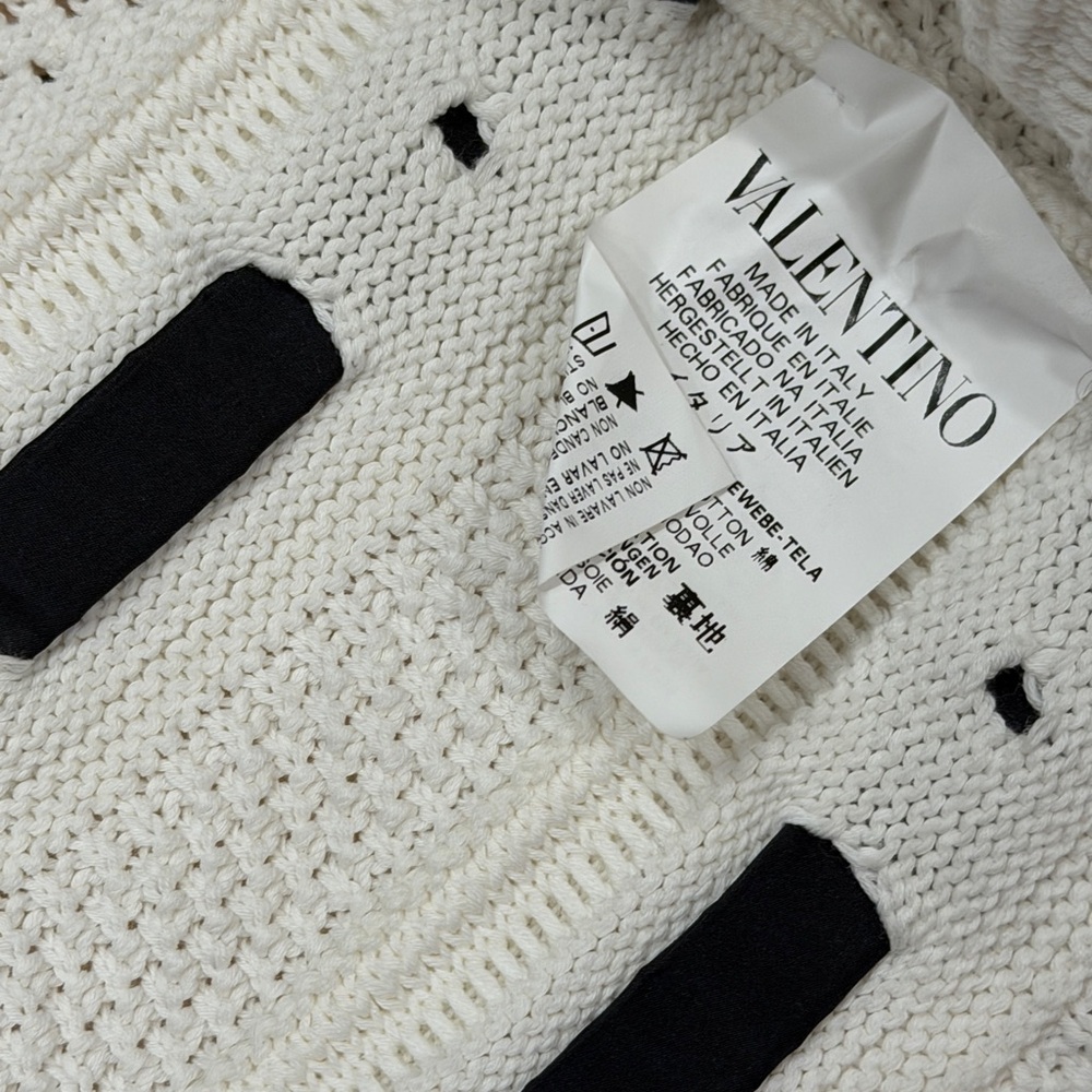 VALENTINO Bow Sweater Sz 42 - Picture 3 of 4